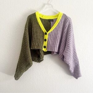 URBAN OUTFITTERS Ashlyn Batwing Cropped Cardigan XS